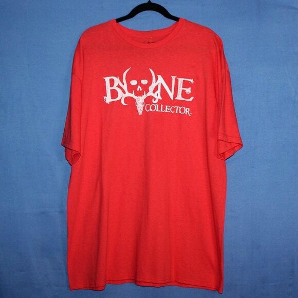 Bone Collector Graphic T-Shirt Red 2XL
